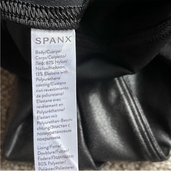 Spanx High-Waisted black leggings Women’s size M - Picture 4 of 7